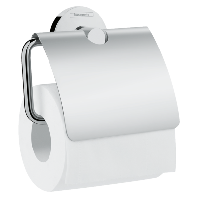 Държач за тоалетна хартия с капак, Logis Universal, Hansgrohe